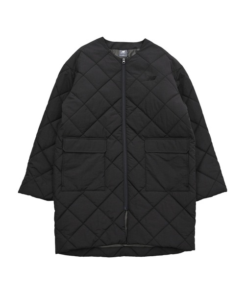 New Balance キルティングジャケット ブラック 中古・古着通販】NEW BALANCE (ニューバランス) キルティング