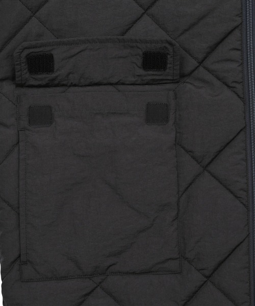 NEW BALANCE（ニューバランス）の「キルティングロングジャケット（ダウンジャケット/コート・レディース・ダークグレー/カーキ・SMALL/MEDIUM/LARGE/X-LARGE）」の9枚目の写真