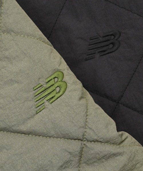 NEW BALANCE（ニューバランス）の「キルティングロングジャケット（ダウンジャケット/コート・レディース・ダークグレー/カーキ・SMALL/MEDIUM/LARGE/X-LARGE）」の13枚目の写真