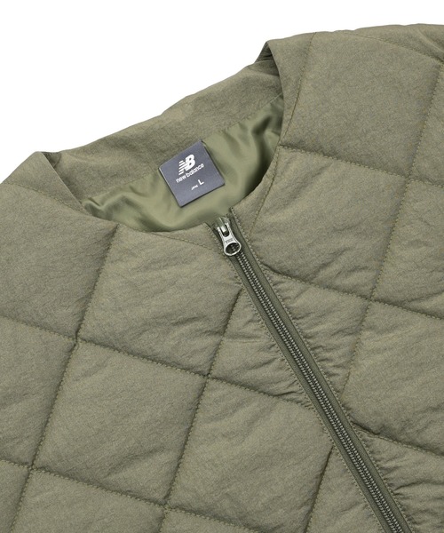 NEW BALANCE（ニューバランス）の「キルティングロングジャケット（ダウンジャケット/コート・レディース・ダークグレー/カーキ・SMALL/MEDIUM/LARGE/X-LARGE）」の19枚目の写真