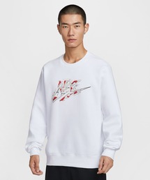 NIKE（ナイキ）の「【別注】ナイキ NIKE ナイキ クラブ BB クルー L/S トップ MECHA 限定コラボ（スウェット・メンズ）」