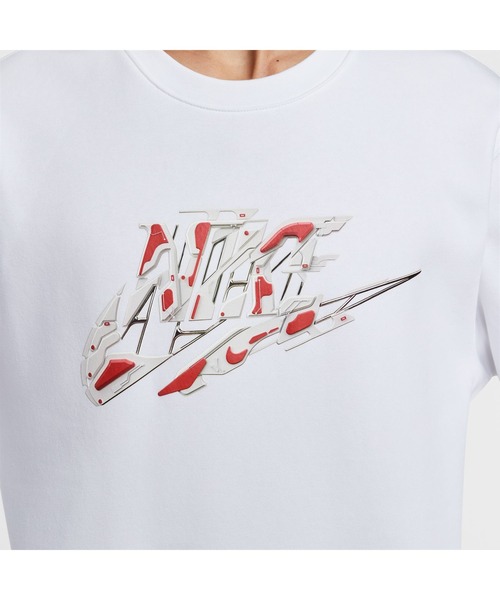 NIKE（ナイキ）の「【別注】ナイキ NIKE ナイキ クラブ BB クルー L/S トップ MECHA 限定コラボ（スウェット・メンズ・ブラック/ホワイト・S/M/L/LL/3L）」の6枚目の写真