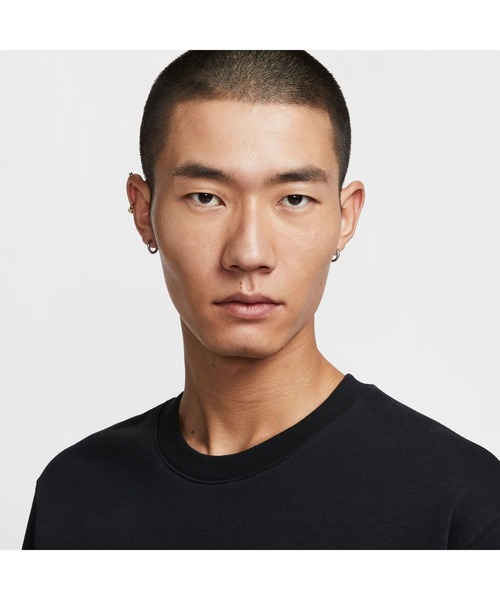 NIKE（ナイキ）の「【別注】ナイキ NIKE ナイキ クラブ BB クルー L/S トップ MECHA 限定コラボ（スウェット・メンズ・ブラック/ホワイト・S/M/L/LL/3L）」の9枚目の写真