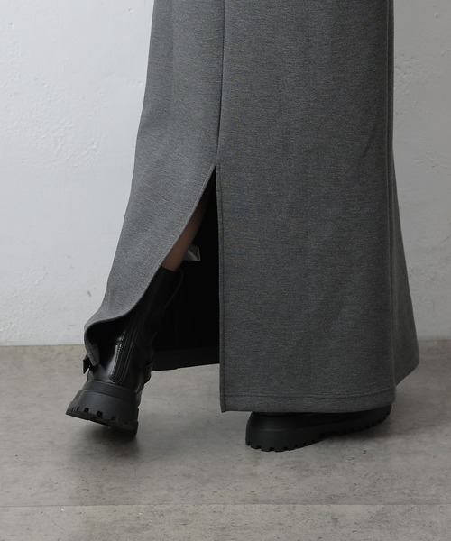 COLONY 2139（コロニートゥーワンスリーナイン）の「ダンボールVネックワンピース（ワンピース・レディース・グレー/チャコールグレー/ブラック・FREE）」の11枚目の写真