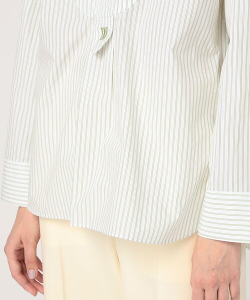 BY MALENE BIRGER(バイマレーネビルガー)の「BY MALENE BIRGER FAYETTE プルオーバーシャツ(シャツ/ブラウス・レディース・ライトグリーン・34)」の9枚目の写真