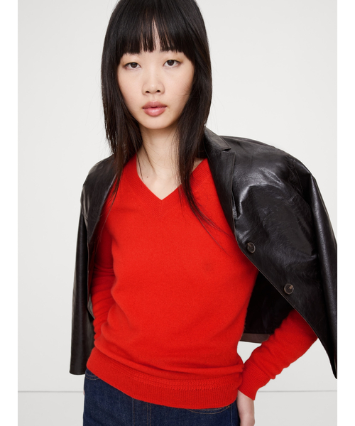 Banana Republic（バナナリパブリック）の「ライトウェイト カシミヤ Vネックセーター（ニット/セーター・レディース・ピンク系その他/アイボリー/レッド/ブルー/ネイビー/ベージュ・L/M/XS/S）」の13枚目の写真