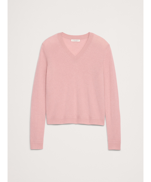 ライトウェイト カシミヤ Vネックセーター（ニット/セーター）｜BANANA