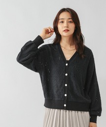 GLOBAL WORK | フェザーレースシアーカーデ/595375(カーディガン/ボレロ)