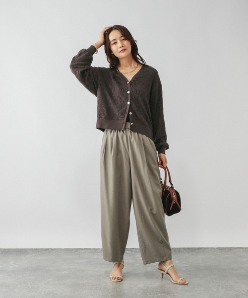 セール】フェザーレースシアーカーデ/595375（カーディガン/ボレロ