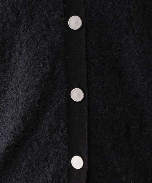 セール】フェザーレースシアーカーデ/595375（カーディガン/ボレロ