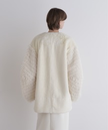 LE PHIL｜ル フィルのノーカラージャケット（ホワイト/白色系）通販  