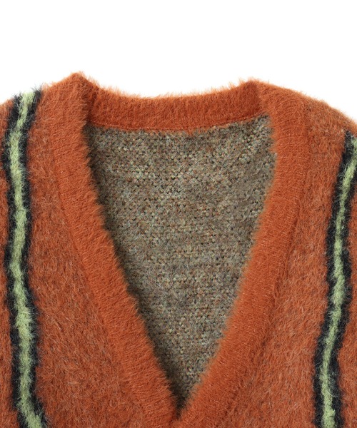 atmos pink(アトモスピンク)の「MARIA SAKURAI x atmos pink ブランコ Knit Cardigan / マリア サクライ アトモス ピンク ブランコ ニット カーディガン 【SP】(カーディガン/ボレロ・レディース・パープル/ブラウン・FREE)」の5枚目の写真