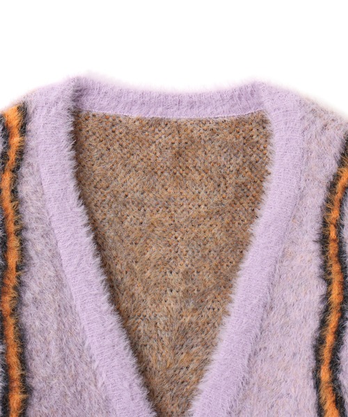 atmos pink(アトモスピンク)の「MARIA SAKURAI x atmos pink ブランコ Knit Cardigan / マリア サクライ アトモス ピンク ブランコ ニット カーディガン 【SP】(カーディガン/ボレロ・レディース・パープル/ブラウン・FREE)」の12枚目の写真