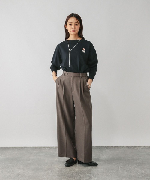 【着用回数(少)】 yori 速乾裏毛プルオーバー グレー GLOBAL WORK tシャツ 乾きやすいミニ裏毛カラープルオーバー