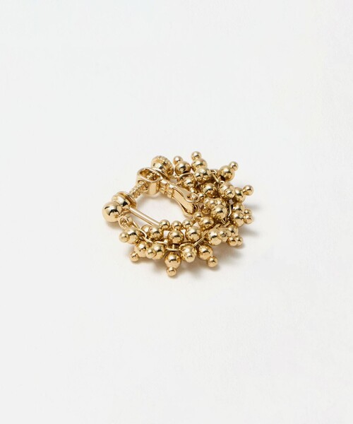 green label relaxing（グリーンレーベルリラクシング）の「ツブツブ MIX スゥイング イヤリング 2（イヤリング・レディース・シルバー/ゴールド・FREE）」の7枚目の写真