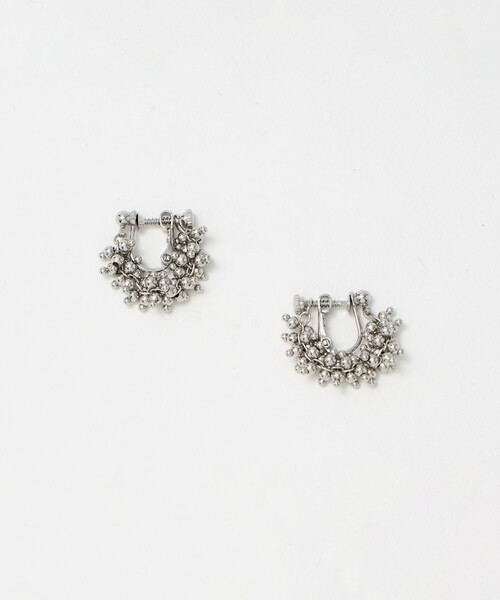 green label relaxing（グリーンレーベルリラクシング）の「ツブツブ MIX スゥイング イヤリング 2（イヤリング・レディース・シルバー/ゴールド・FREE）」の10枚目の写真