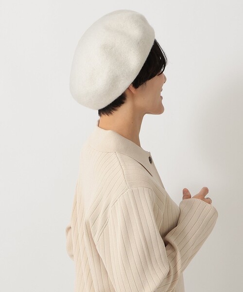 Afternoon Tea（アフタヌーンティー）の「ラメベレー帽（ハンチング/ベレー帽・レディース・パープル/アイボリー/グレー・ONE SIZE）」の5枚目の写真