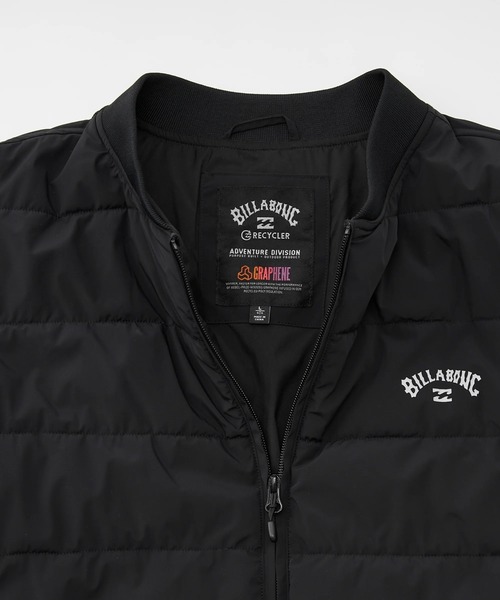 BILLABONG（ビラボン）の「BILLABONG メンズ ADIV PUFF JK ジャケット 【2025年秋冬モデル】 @autumn/ビラボンロゴワンポイントナイロンジップアップパフジャケット（ブルゾン・メンズ・ブラック/アーミー・MEDIUM/LARGE/X-LARGE）」の9枚目の写真