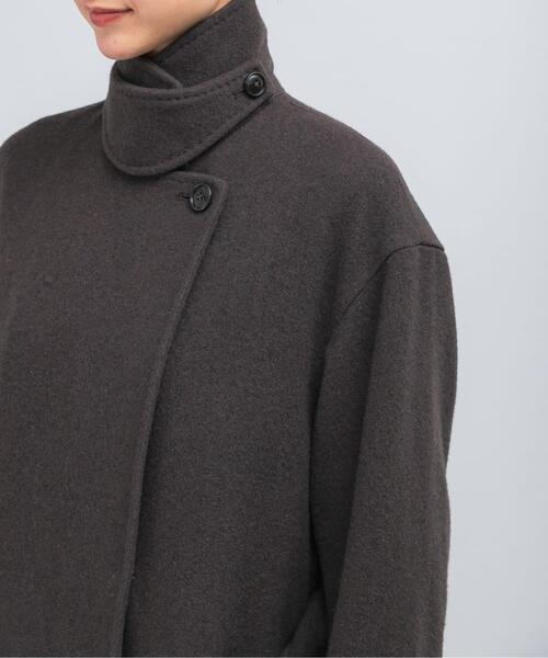 URBAN RESEARCH ROSSO WOMEN（アーバンリサーチ　ロッソ）の「ウールカシミヤコート（その他アウター・レディース・ブラック/ダークブラウン・38/36）」の22枚目の写真
