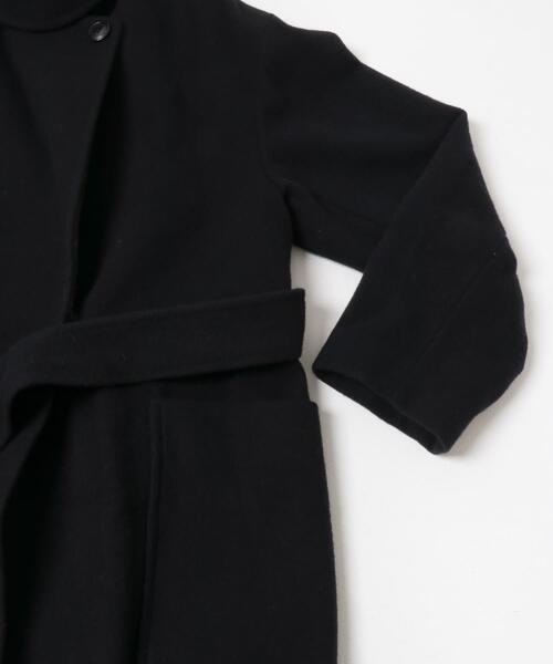 URBAN RESEARCH ROSSO WOMEN（アーバンリサーチ　ロッソ）の「ウールカシミヤコート（その他アウター・レディース・ブラック/ダークブラウン・38/36）」の12枚目の写真