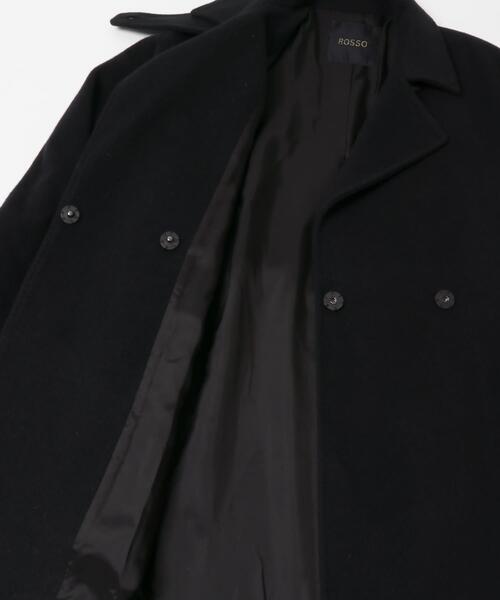 URBAN RESEARCH ROSSO WOMEN（アーバンリサーチ　ロッソ）の「ウールカシミヤコート（その他アウター・レディース・ブラック/ダークブラウン・38/36）」の13枚目の写真