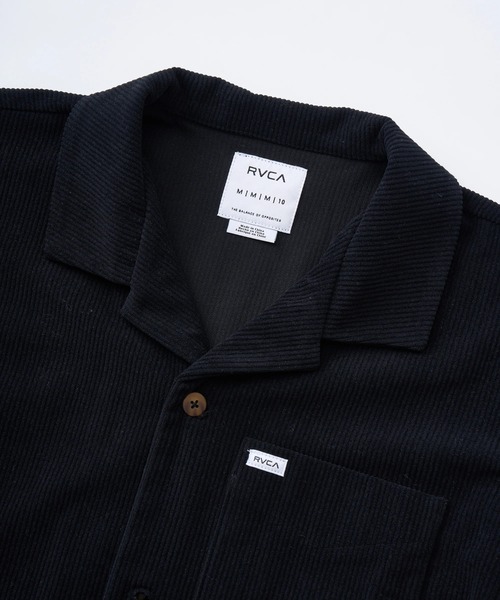 RVCA(ルーカ)の「RVCA レディース CLOVER CORDUROY SHIRT 長袖シャツ 【2025年秋冬モデル】 @autumn/ルーカコーデュロイシャツ(シャツ/ブラウス・レディース・ブラック/ブラウン系その他/ブルー系その他・MEDIUM)」の5枚目の写真
