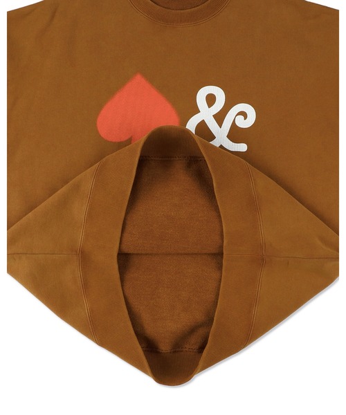 WIND AND SEA（ウィンダンシー）の「CREWNECK SWEATSHIRT(SPADE)（スウェット・レディース・ブラウン/アイボリー・S/M/L/XL）」の5枚目の写真