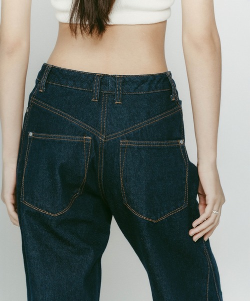 【未使用】クヌースマーフ　Mサイズ　denim baggy pants/blue denim baggy pants（デニムパンツ）｜Knuth Marf（クヌースマーフ）の