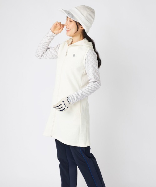 marie claire(マリ・クレール)の「【marie claire:マリ.クレール】レディースワンピースベスト ゴルフ(ワンピース・レディース・ブラック/ブルー/オフホワイト・MEDIUM/LARGE/X-LARGE/SMALL)」の12枚目の写真