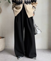 ウォームタックワイドパンツ