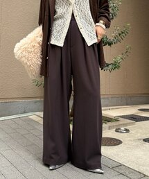 DouDou | ウォームタックワイドパンツ(その他パンツ)