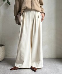 DouDou | ウォームタックワイドパンツ(その他パンツ)