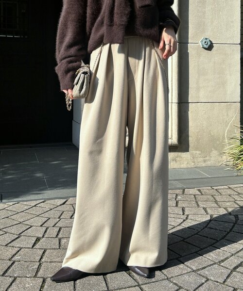 セール】ウォームタックワイドパンツ（その他パンツ）｜DouDou