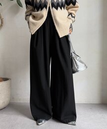 ウォームタックワイドパンツ