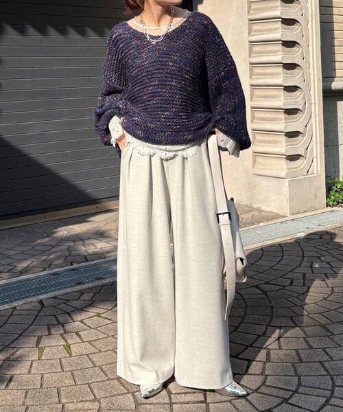 セール】ウォームタックワイドパンツ（その他パンツ）｜DouDou