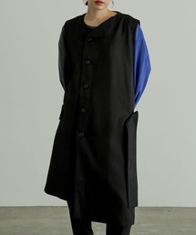 n'OrLABEL | 『左ドレープノースリーブドレス』(ベスト)