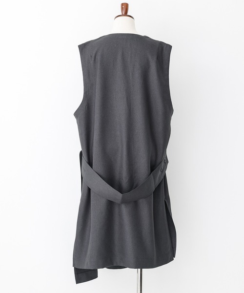 n'OrLABEL（ノアールレーベル）の「『左ドレープノースリーブドレス』（ベスト・レディース・ブラック/グレー/テラコッタ・FREE）」の21枚目の写真