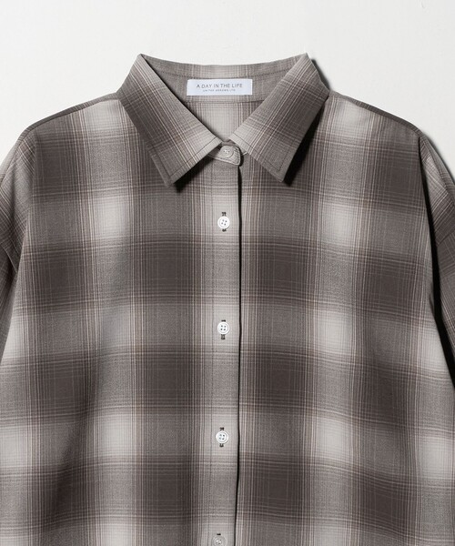A DAY IN THE LIFE UNITED ARROWS(アデイインザライフユナイテッドアローズ)の「チェック レギュラーシャツ <A DAY IN THE LIFE>(シャツ/ブラウス・レディース・その他1/その他2・FREE)」の7枚目の写真