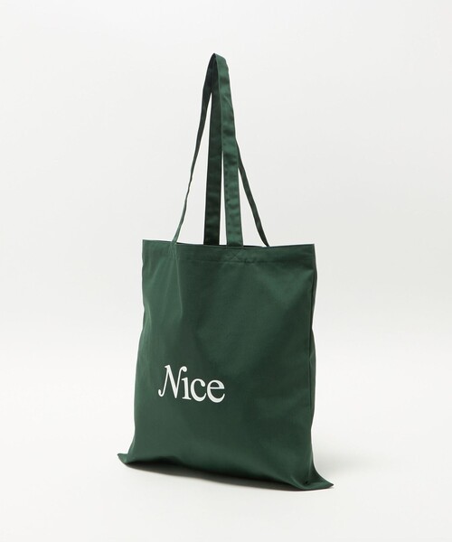 NICE WEATHER（ナイスウェザー）の「＜NICE WEATHER＞SIGNATURE ロゴ トートバッグ 3（トートバッグ・メンズ・ライトピンク/ライトブルー/ブラック/ダークグリーン/ライム/ライトグレー/オレンジ・FREE）」の20枚目の写真