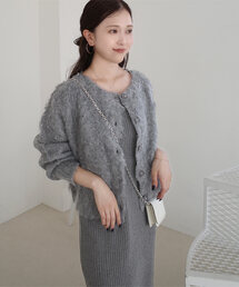 KOBE LETTUCE | [ nanamiさんコラボ ]前後2wayシャギーニットトップス(ニット/セーター)