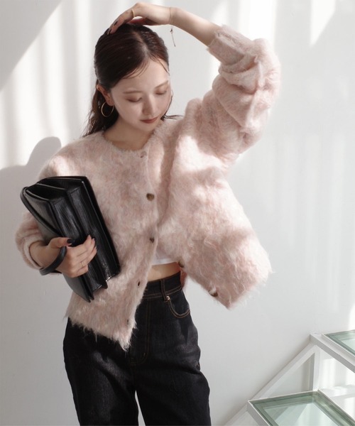 nanamiさんコラボ ]前後2wayシャギーニットトップス（ニット/セーター