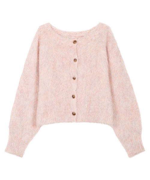 KOBE LETTUCE（コウベレタス）の「[ nanamiさんコラボ ]前後2wayシャギーニットトップス（ニット/セーター・レディース・グレー/ホワイト/ピンク系・M）」の8枚目の写真