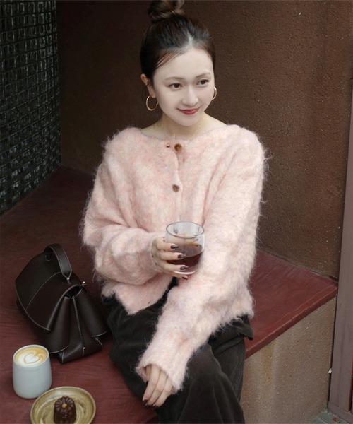 nanamiさんコラボ ]前後2wayシャギーニットトップス（ニット/セーター