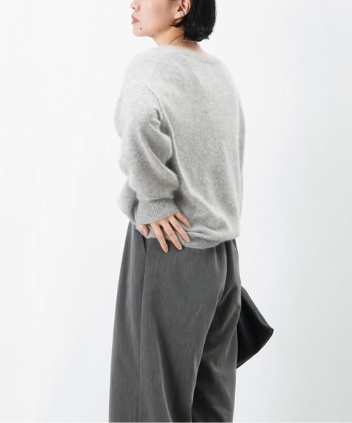 ルルロロ様 ニット 1グレー セール】LC/LLL ウール混Vネックプルオーバー（ニット/セーター