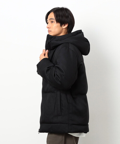 COMME CA ISM（コムサイズム）の「ダイヤカットドビー ダウン フード ブルゾン（ダウンジャケット/コート・メンズ・ネイビー/ブラック・X-LARGE/LARGE/MEDIUM）」の20枚目の写真