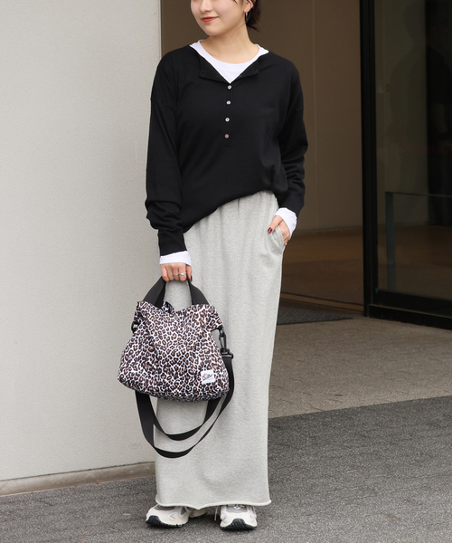 JOURNAL STANDARD relume（ジャーナルスタンダード　レリューム）の「《追加2》［2枚セット］3WAYレイヤードヘンリープルオーバー（ニット/セーター・レディース・ピンク/ブラウン/グレー/ブラック・FREE）」の10枚目の写真