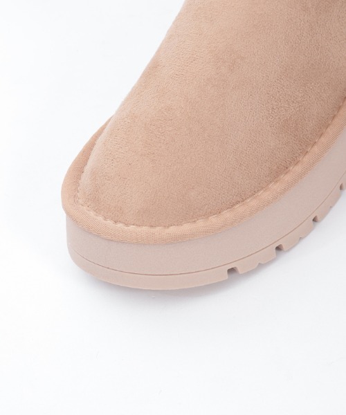 axes femme(アクシーズファム)の「バックリボンファームートン(ブーツ・レディース・ブラック/ベージュ/ブラウン・LARGE/MEDIUM)」の16枚目の写真