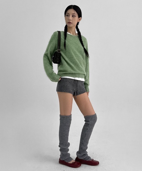 BLACKUP（ブラックアップ）の「[MADE] トマエバンディングニットショートパンツ（その他パンツ・レディース・ブラック/グレー・FREE）」の9枚目の写真
