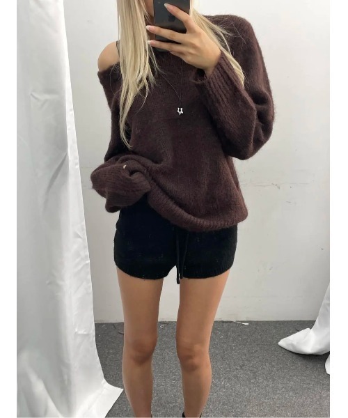 BLACKUP（ブラックアップ）の「[MADE] トマエバンディングニットショートパンツ（その他パンツ・レディース・ブラック/グレー・FREE）」の16枚目の写真