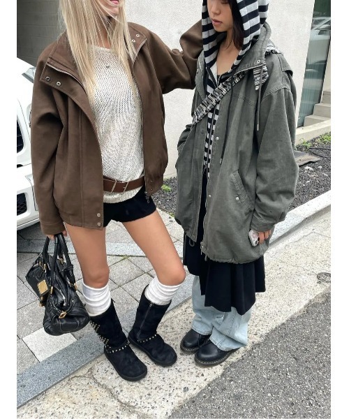BLACKUP（ブラックアップ）の「[MADE] トマエバンディングニットショートパンツ（その他パンツ・レディース・ブラック/グレー・FREE）」の19枚目の写真